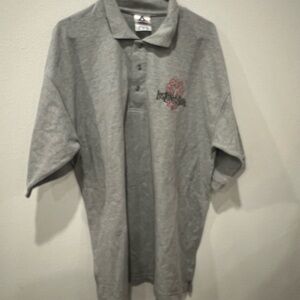 Men’s Lost Boys Gray Polo Shirt Size XL